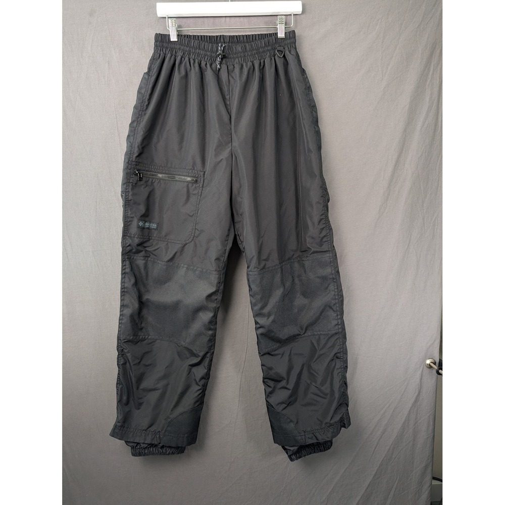 Columbia Mens Black‎ Snow Pants Insulated Winter Ski Cargo Large 5450